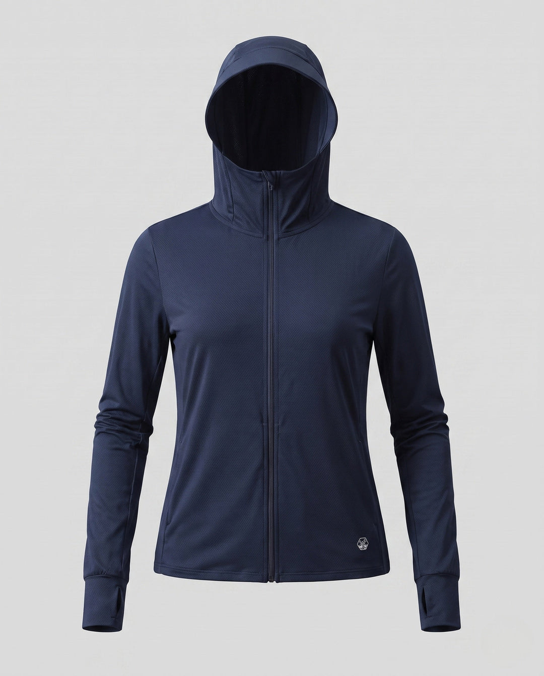 Women's Breathable Hooded Jacket Made from Innovative Material EB