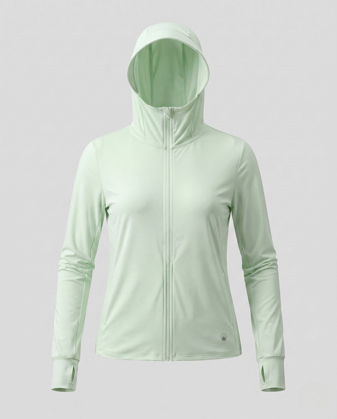 Women's Breathable Hooded Jacket Made from Innovative Material EB