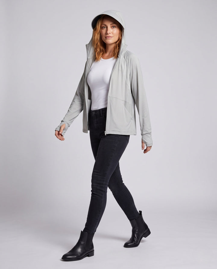 Women's Breathable Outdoor Jacket with Hood R&B