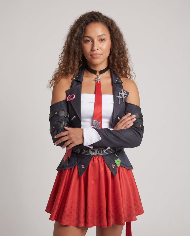 Women's Cosplay Dress with Detail-Oriented Design and Versatile Accessories Echo Archive, view 2 - Elena Harper