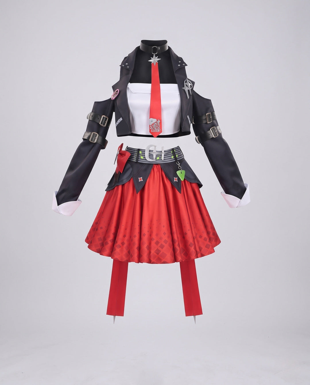 Women's Cosplay Dress with Detail-Oriented Design and Versatile Accessories Echo Archive, view 5 - Elena Harper