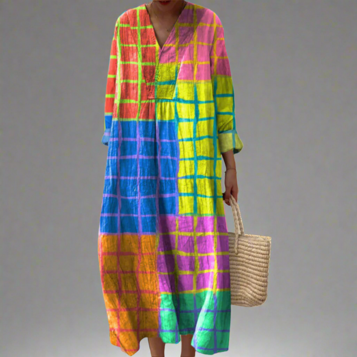 Aubrey Geometric daily dress - Elena Harper