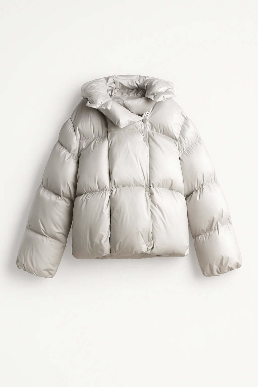 Women's Voluminous Puffer Jacket - Warm & Modern Winter Style