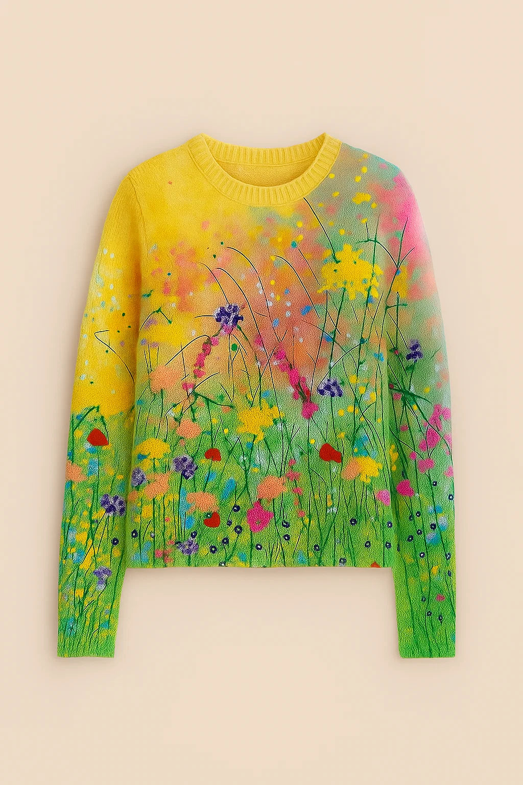 Women's Pullover | Artistic Floral Print