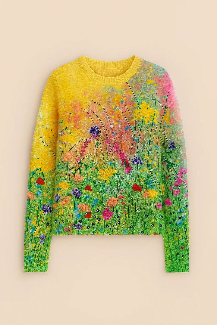 Women's Pullover | Artistic Floral Print
