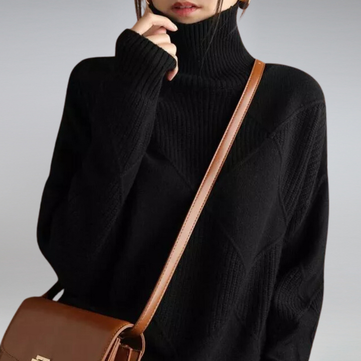 Women's Pullover | Soft & Warm with Turtleneck