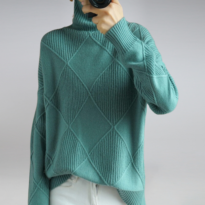 Women's Pullover | Soft & Warm with Turtleneck