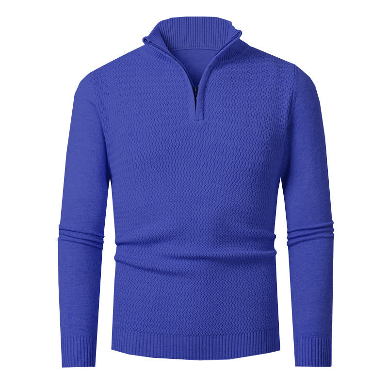 Men's Pullover | Wave Structure & Half Zip