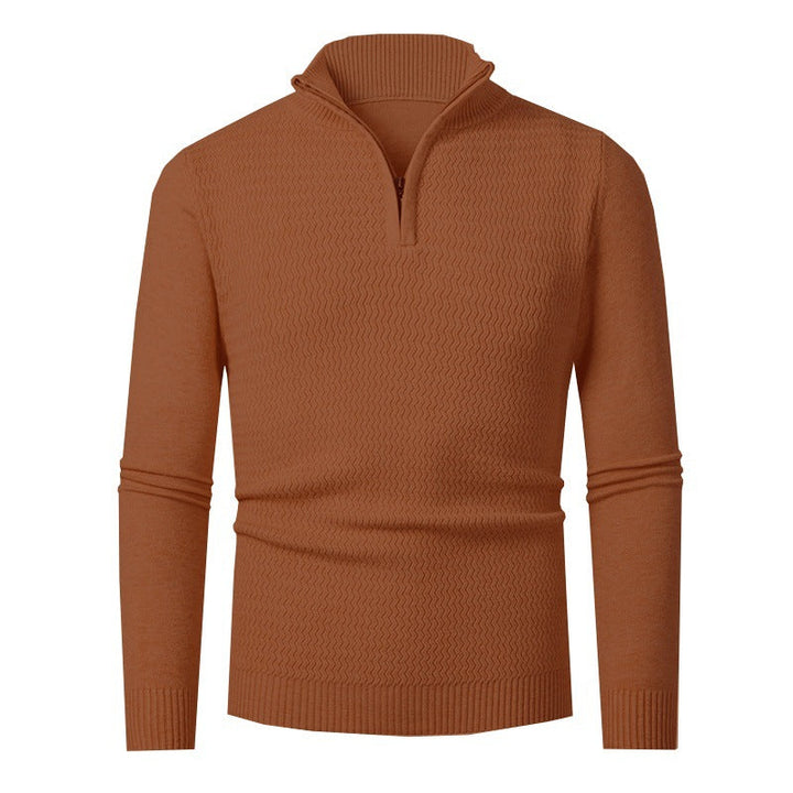 Men's Pullover | Wave Structure & Half Zip