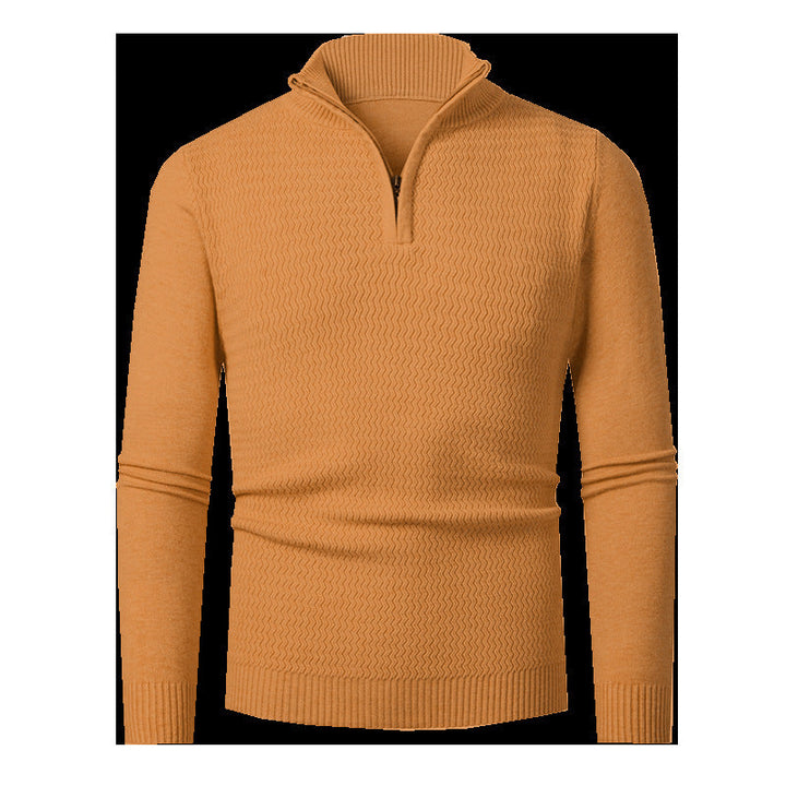 Men's Pullover | Wave Structure & Half Zip