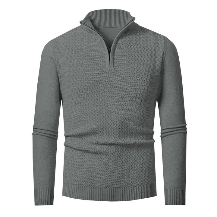 Men's Pullover | Wave Structure & Half Zip