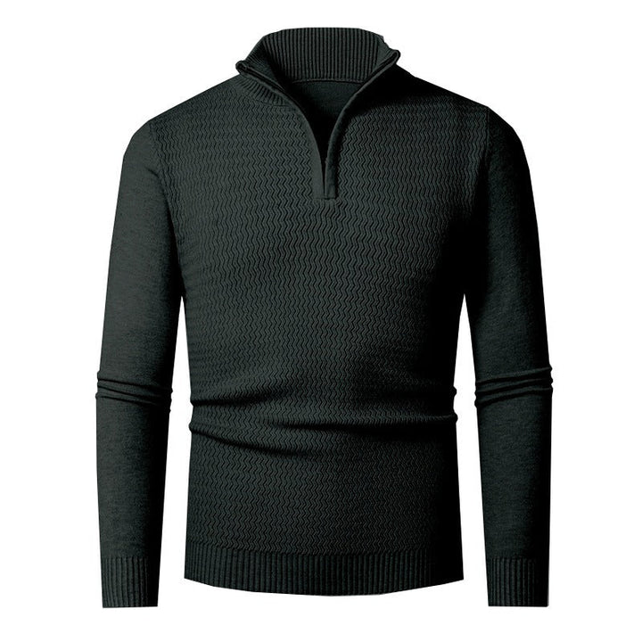 Men's Pullover | Wave Structure & Half Zip