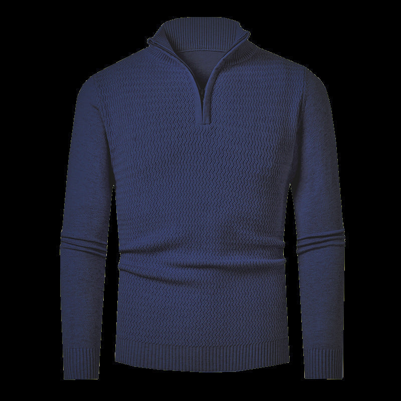 Men's Pullover | Wave Structure & Half Zip