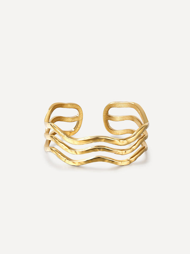 Happy Wave Ring, view 8 - Elena Harper