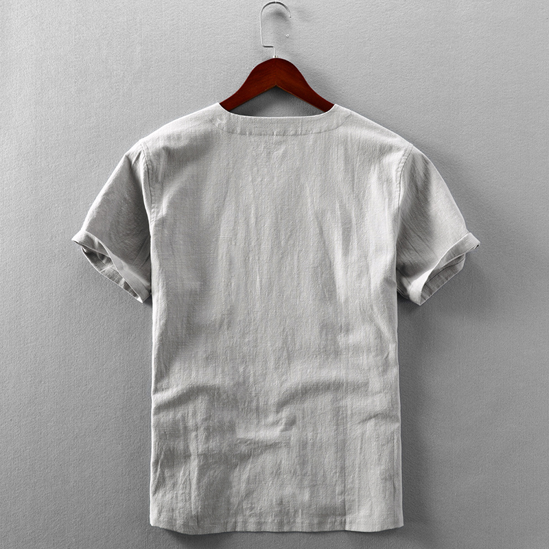 Leo Classic Linen Shirt, view 3 - Elena Harper