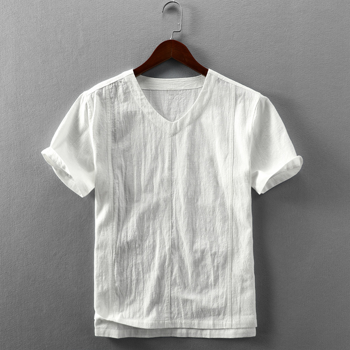 Leo Classic Linen Shirt - Elena Harper