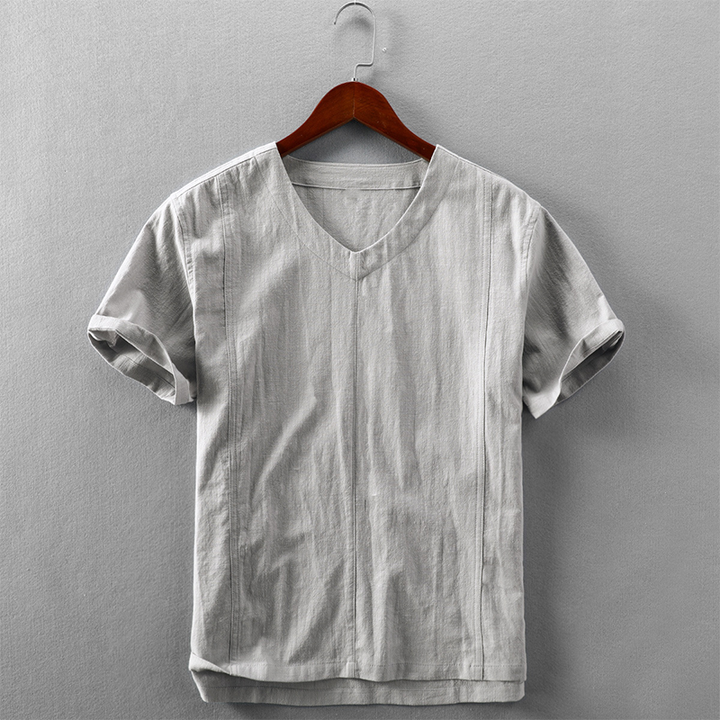 Leo Classic Linen Shirt, view 2 - Elena Harper