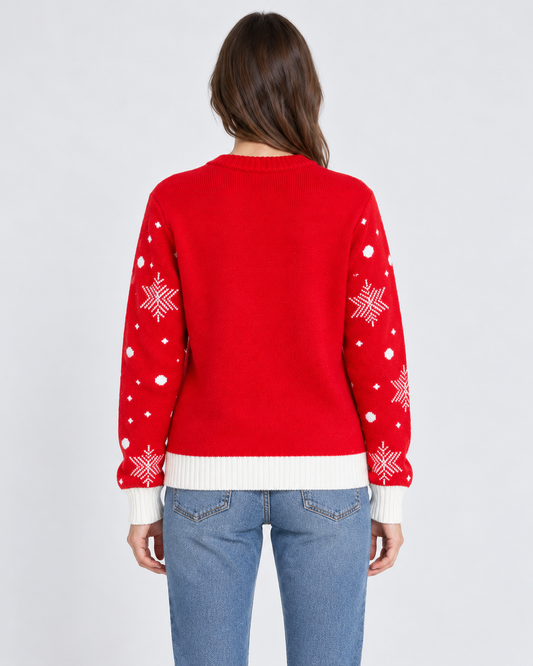 Pull Fair Isle with Bears, Reindeer, and Snowflakes for Women
