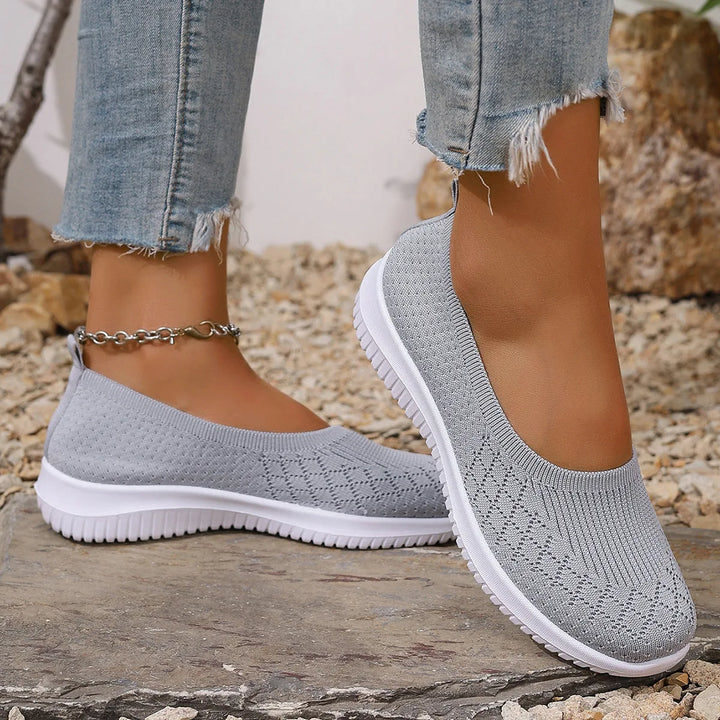 Sofina Non-slip Breathable Slippers, view 2 - Elena Harper