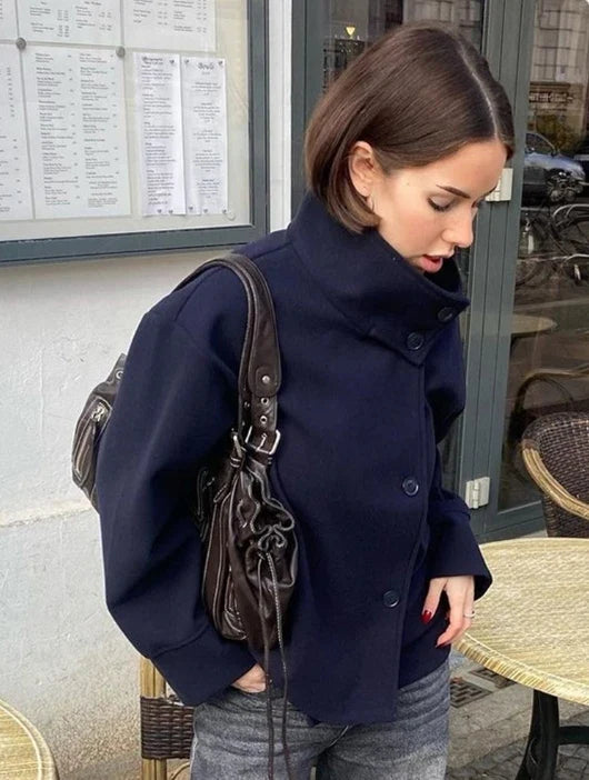 Rosmunda Soft Velvet Jacket, view 4 - Elena Harper