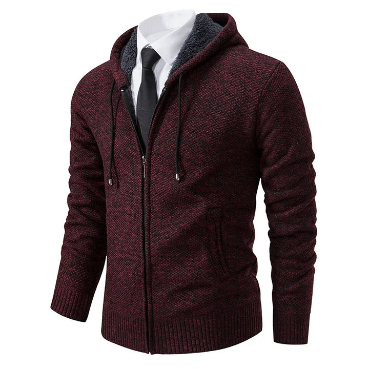 Fleece Zip Cardigan - Elena Harper