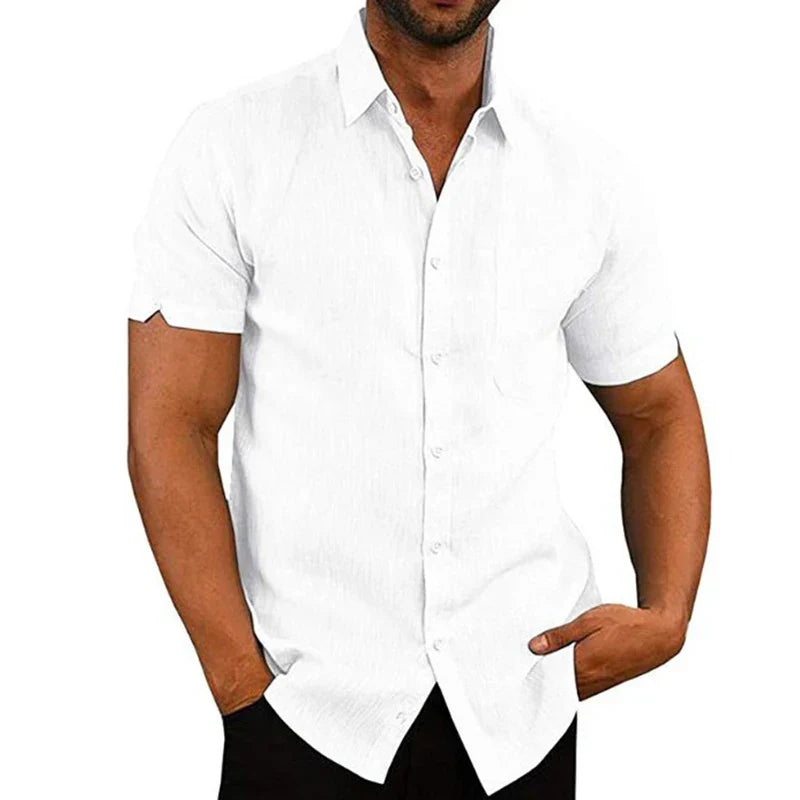 ELENA HARPER™  |  MEN'S LINEN SUMMER SHIRT