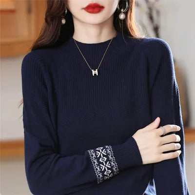 Kalliope Cocoon Knit Sweater, view 5 - Elena Harper