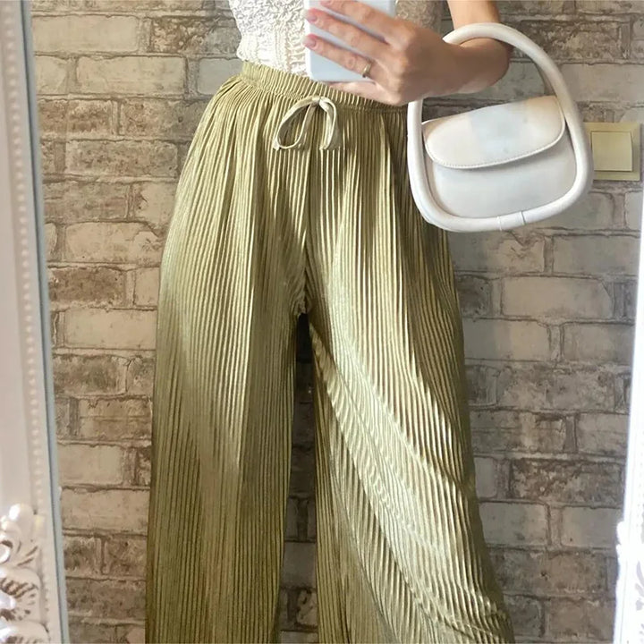 Edvige Lightweight Silk Pants, view 8 - Elena Harper