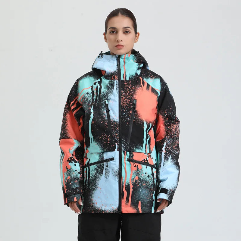 Unisex Winter Snowboard Jacket – Breathable and Water-Repellent