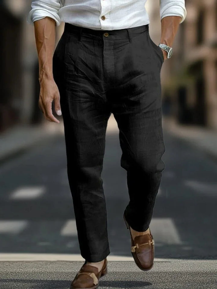 Alaric - Tailored Linen Pants