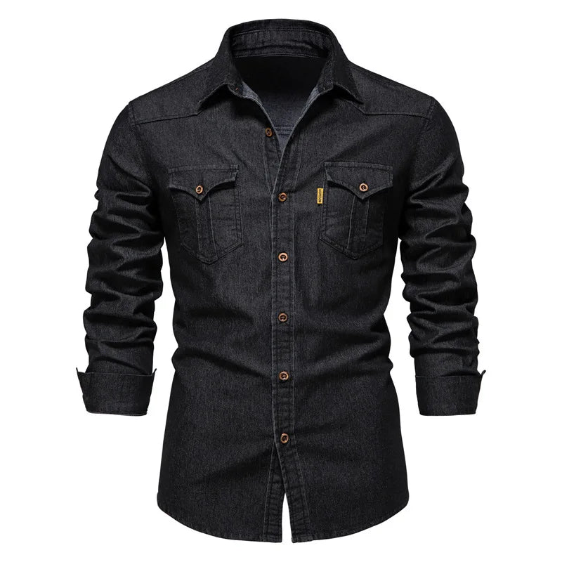 Men's Denim Shirt - Elena Harper