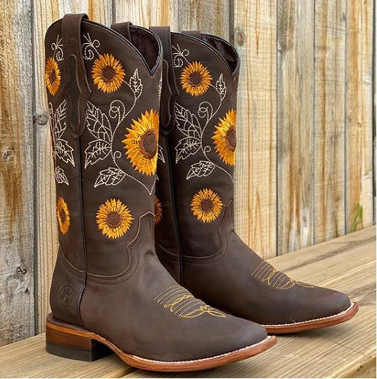 Sunbloom Western Style Boots