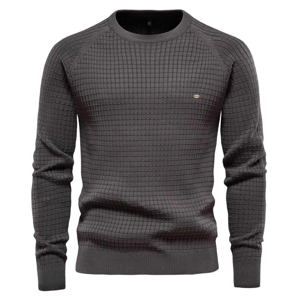 LAURENT MONACO | MEN'S DIAMOND PATTERN PULLOVER