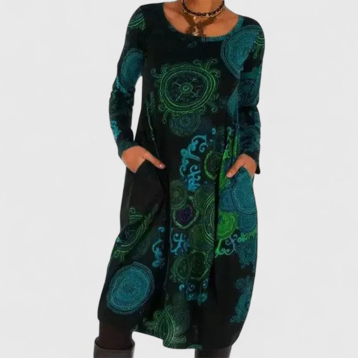 Eliza Bohemian Dream Long Sleeve Dress - Elena Harper