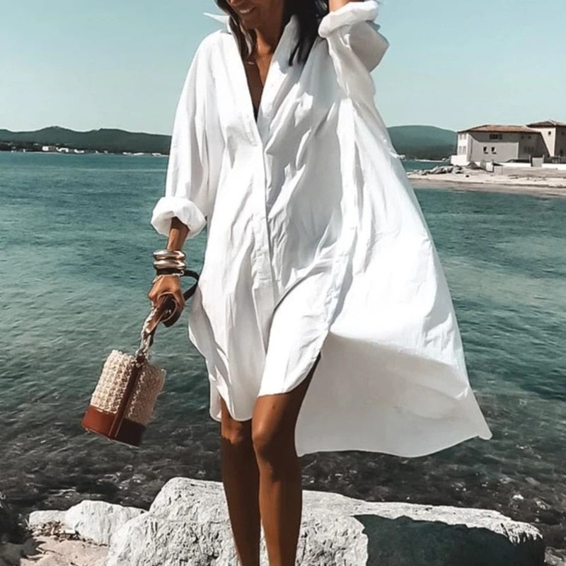 Nadine Timeless and Flowing Summer Dress for Women - Elena Harper