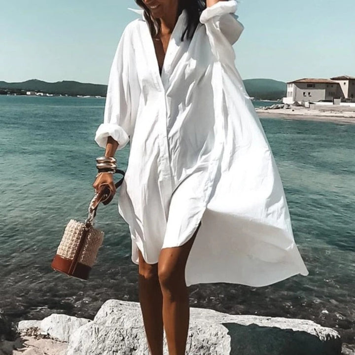 Nadine Timeless and Flowing Summer Dress for Women - Elena Harper