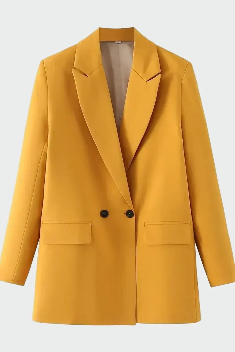 Helia Oversized Jacket with Modern Line, view 8 - Elena Harper