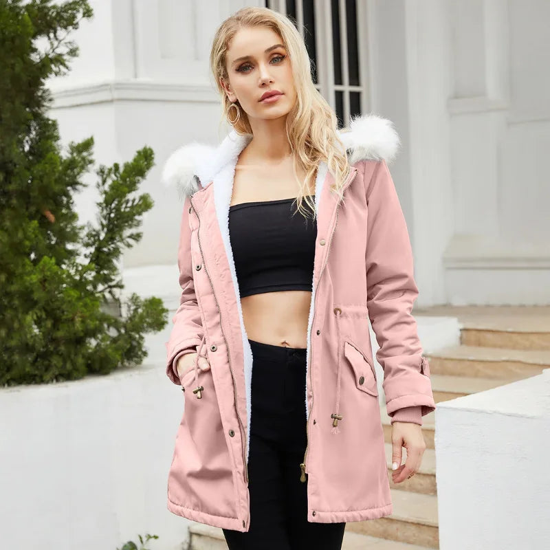 Juliette Thick Hooded Jacket, view 2 - Elena Harper