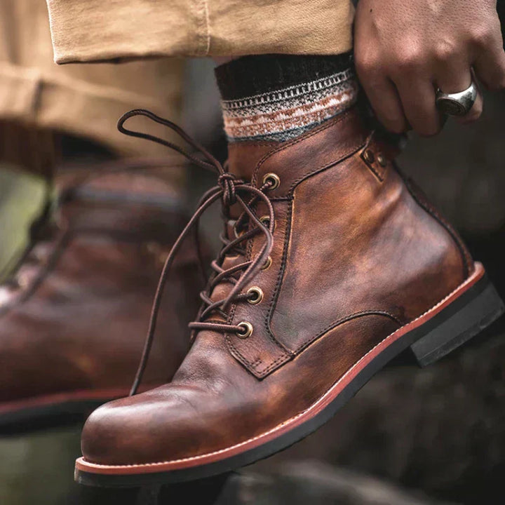 ELENA HARPER™  |  MEN'S RETRO ROUND TOE BOOTS