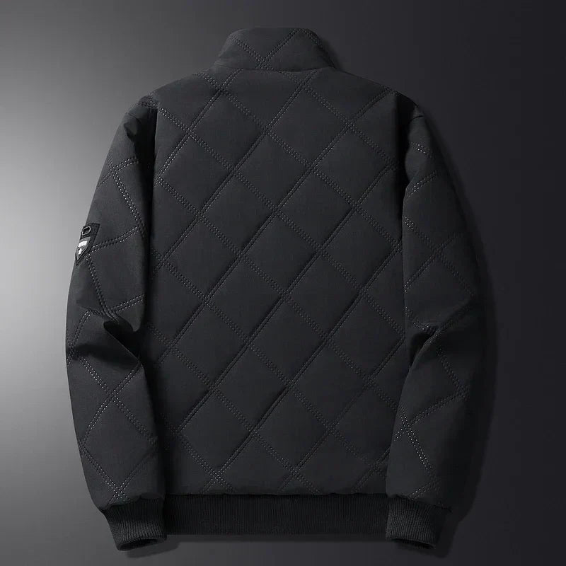 Yorick Elegant Winter Coat for Men, view 5 - Elena Harper