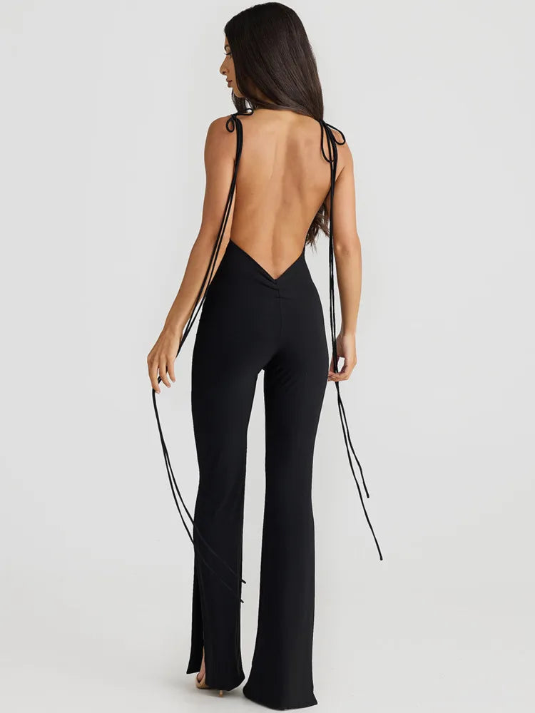 Dulsara Sleeveless Backless Jumpsuit - Elena Harper