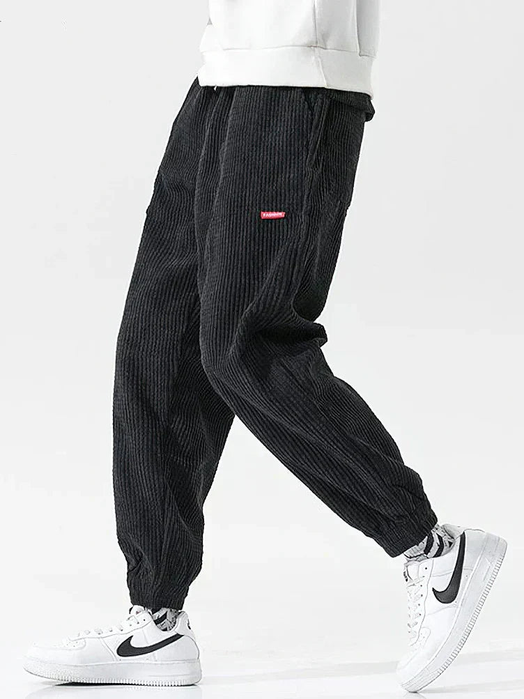 Wide and Comfortable Corduroy Pants for Men