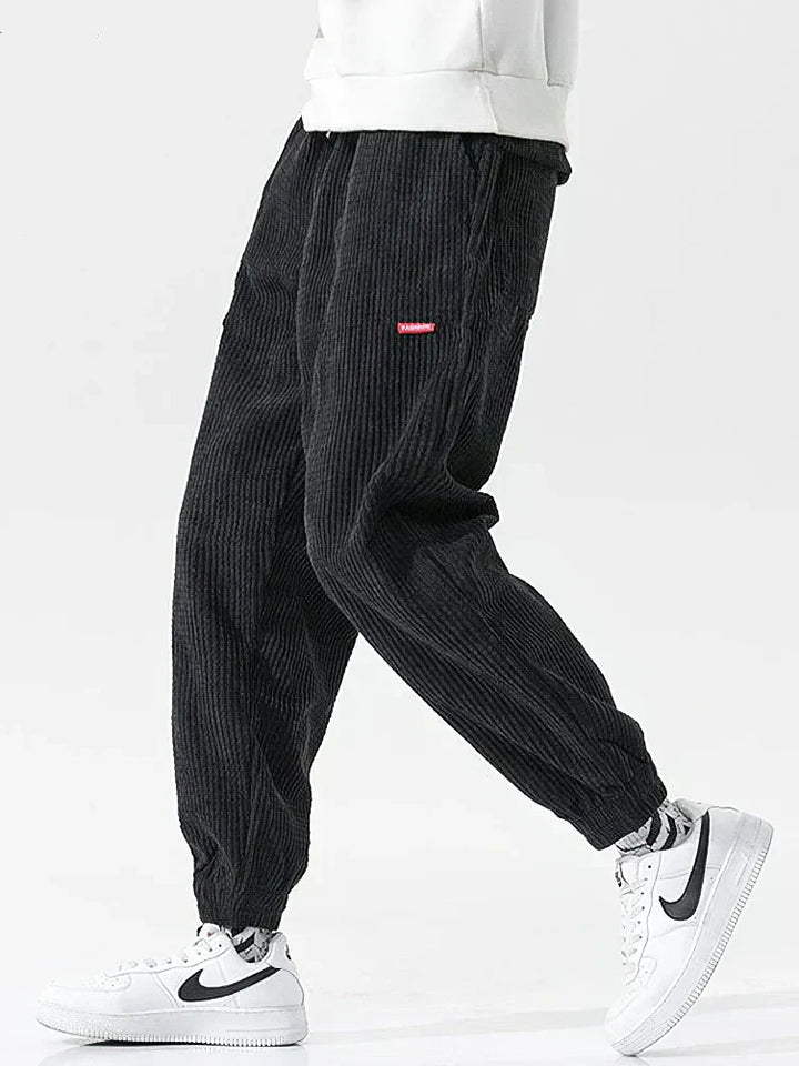 Wide and Comfortable Corduroy Pants for Men