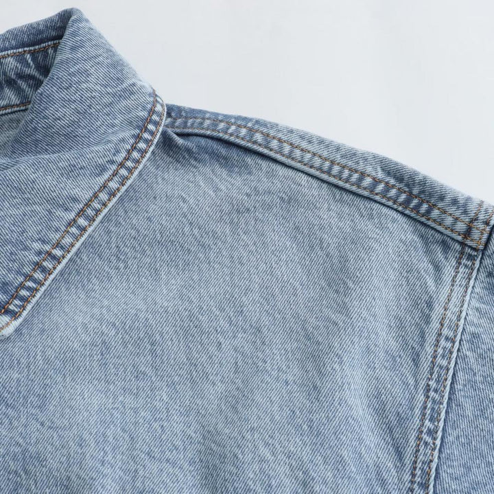 Joanne - Women's Denim Jacket with Large Pockets