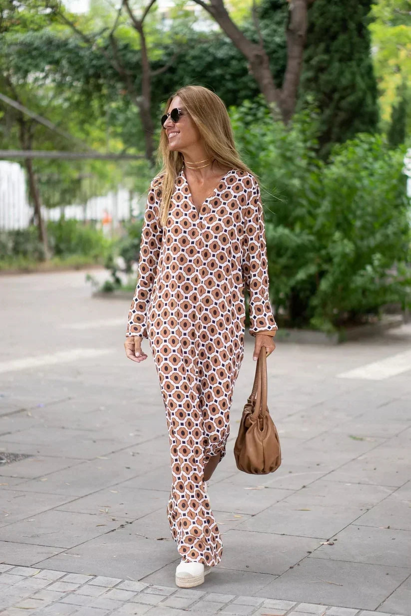 Women's Flowy Summer Maxi Dress - Elegant & Comfortable