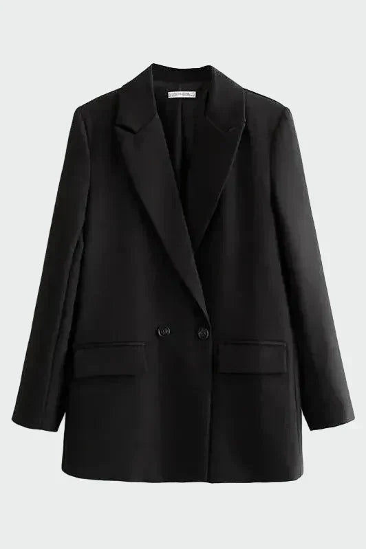 Helia Oversized Jacket with Modern Line, view 4 - Elena Harper