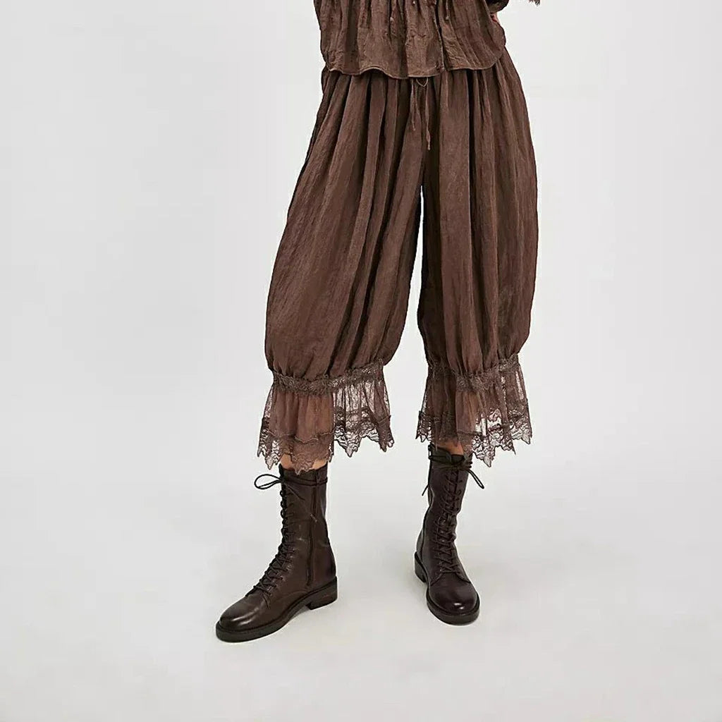 Andrea Fluid Lace Pants, view 5 - Elena Harper