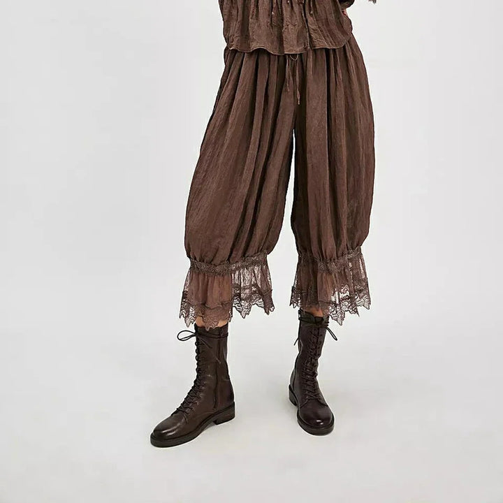 Andrea Fluid Lace Pants, view 5 - Elena Harper