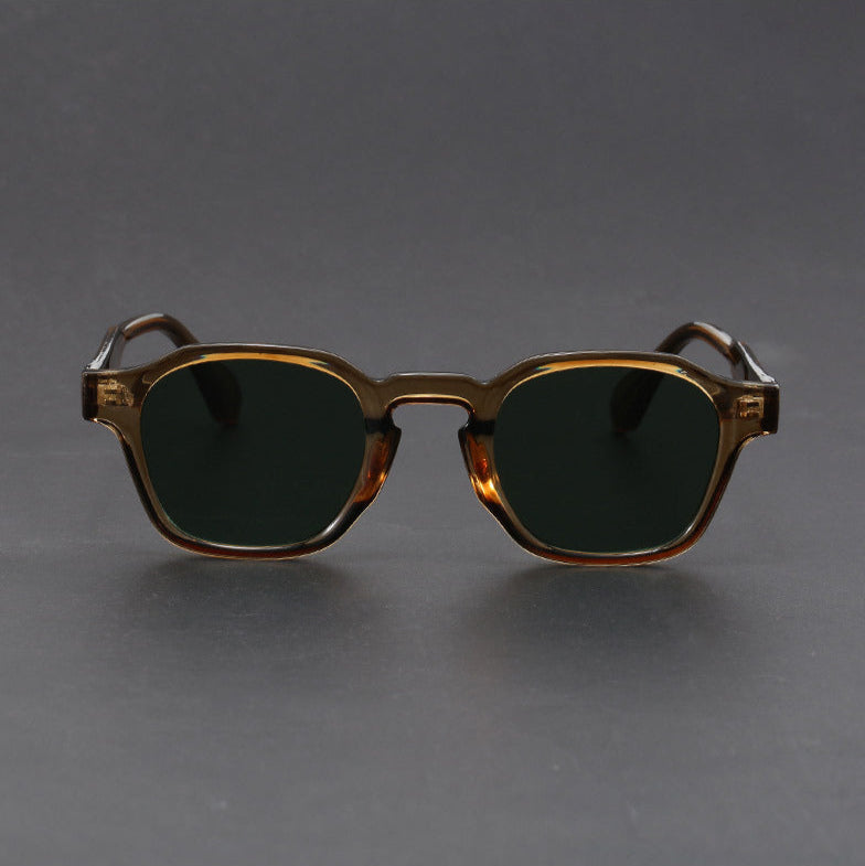 Square Sunglasses Retro Design - Polycarbonate Frame