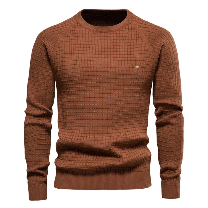 LAURENT MONACO | MEN'S DIAMOND PATTERN PULLOVER